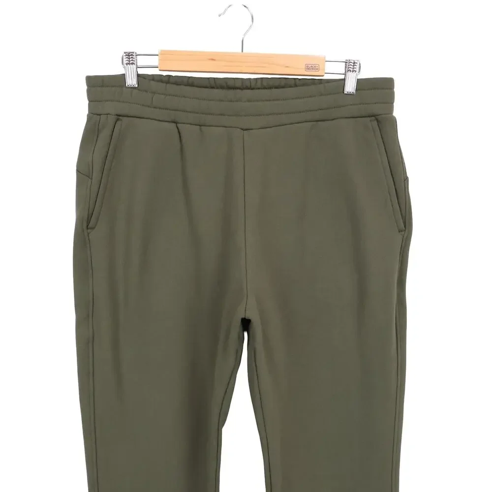 NWOT American Giant Men's Straight Cotton Sweatpant Deep Olive Size Large